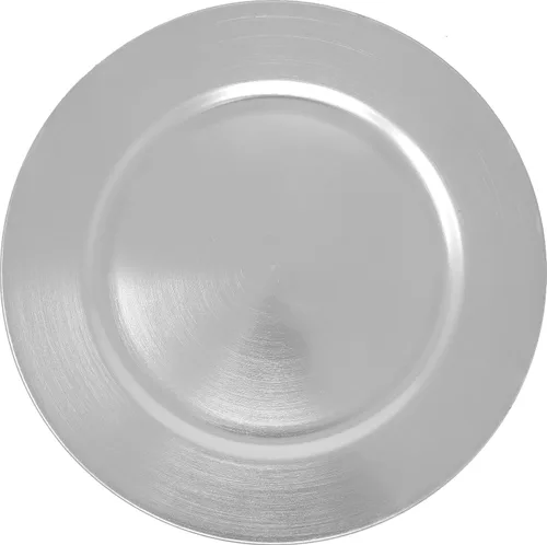 Vista 6 de Ms Lovely Platos de carga de lámina metálica - Juego de 6 - Hecho de plástico grueso - Negro