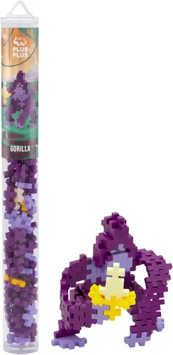 Vista 11 de Plus Plus Juego de bloques de construcción de figuras de animales 3D, 70 piezas de rompecabezas entrelazadas, divertidos juguetes de tallo