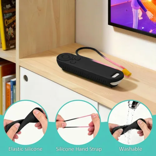 Vista 7 de Funda de silicona para control remoto del sistema de juegos Nex Playground, funda antideslizante a prueba de golpes con 4 pilares para una