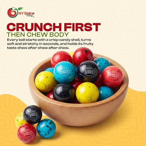 Vista 7 de NY Spice Shop Bolas de chicle surtidas – Bolas de chicle de 1 libra para máquina de chicles – Chicle de Mascar Bolas de chicle Dubble Bubble