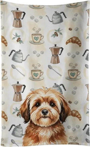 Vista 228 de Caroline's Treasures Afghan Hound - Toalla de cocina para barra de café, terciopelo frontal y lazo de algodón, lavable a máquina Sabueso afgano