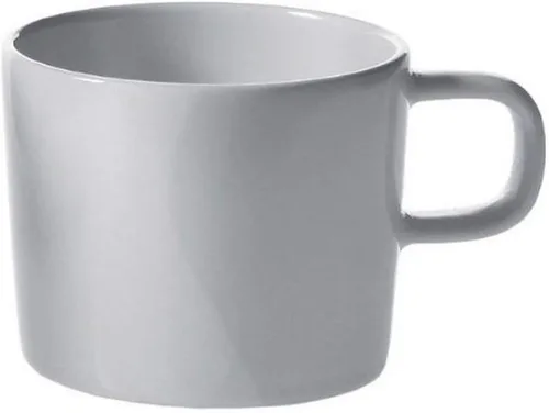 Vista 2 de Alessi Placa lateral de 8 pulgadas, porcelana blanca, mediano, juego de 4