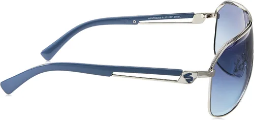Vista 3 de Southpole 5012sp Men's Uv Protective Rectangular Metal Shield Sunglasses. Cool Gifts for Him, 138 Mm