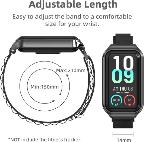 Vista 8 de Strap for Amazfit Band 7 Nylon Replacement Strap Watch Wrist Band Smart Bracelet Accessories for Amazfit 7