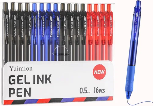 Vista 10 de Bolígrafos a Granel, 30 Piezas Bolígrafos Retráctiles de Punta Media (1.0mm) Bolígrafos de Bola para Escritura Suave Regalos para Mujeres y Hombres