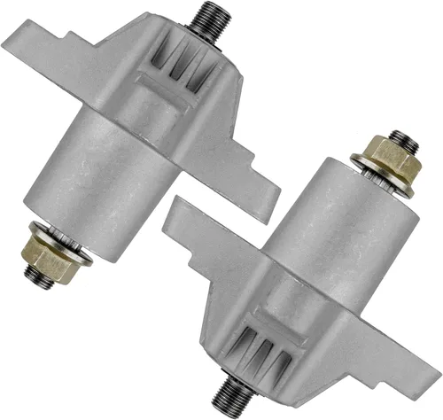 Vista 4 de Caltric Conjunto de 2 husillos compatible con MTD compatible con Cub Cadet compatible con Troy Bilt 918-0142 618-0142 918-0138 618-0138