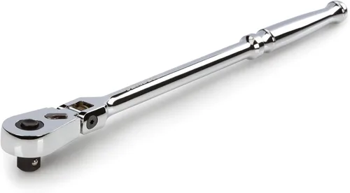 Vista 2 de TEKTON Trinquete largo de liberación rápida con cabezal flexible de 1/2 pulgada de impulso x 14 pulgadas SRH31214