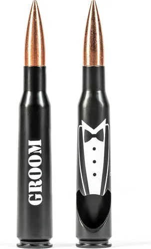 Vista 8 de Regalos para el mejor hombre para boda – Grabado 'BEST MAN' 50 Cal abrebotellas I Best Man Propuesta regalo I Will You Be my Best Man Gifts