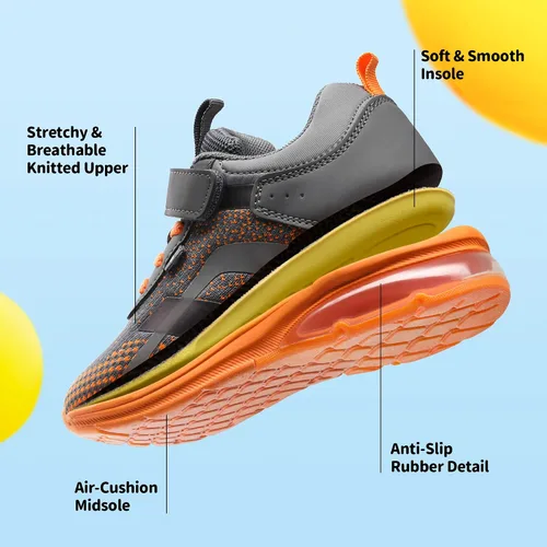 Vista 3 de DREAM PAIRS Zapatos para niños y niñas tenis para correr o correr