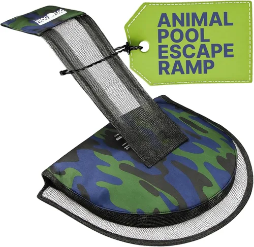 Vista 10 de SWIMLINE HYDROTOOLS Tronco de rana - Rampa de escape para animales pequeños para piscinas y spas - Rampa de escape para animales de piscina de Azul