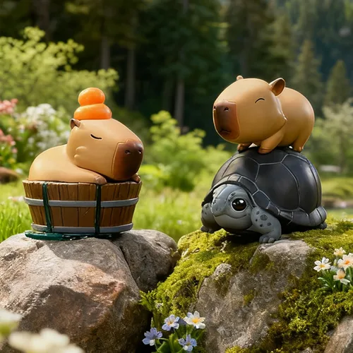 Vista 5 de Forest Capybara - Figuras de caja ciega, diseño aleatorio