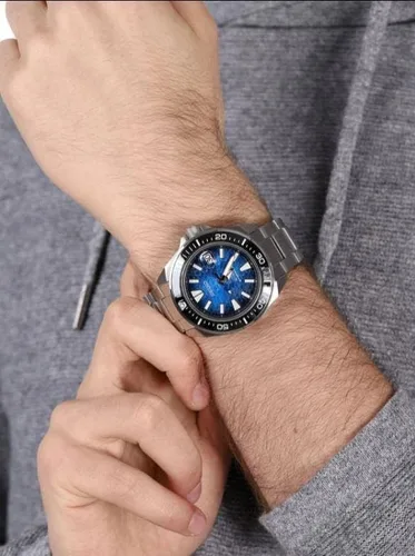 Vista 3 de Reloj Seiko Prospex SEA Save The Ocean Automatic SRPE33K1 Negro - Pulsera