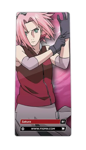 Vista 2 de FiGPiN Naruto Shippuden: Sakura - Collectible Pin with Premium Display Case