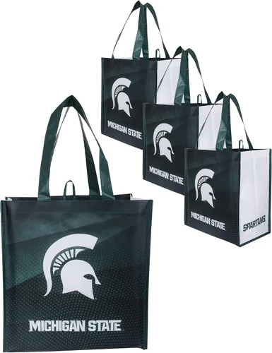 Vista 12 de FOCO Bolsas de compras reutilizables con logotipo del equipo de la NCAA