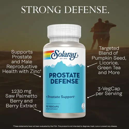 Vista 3 de SOLARAY Defensa de la próstata, tapa vegetal (Btl-plástico) 90ct
