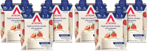 Vista 8 de Atkins Batido de proteína listo para beber, deliciosa leche con chocolate, sin gluten., 609309, 12