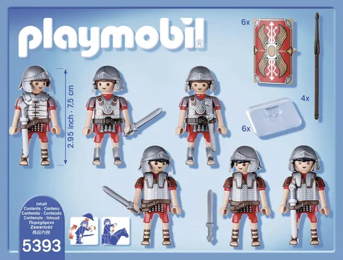 Vista 2 de Playmobil 5393 Roman Troop, divertido juego de roles imaginativo, juegos adecuados para niños a partir de 4 años