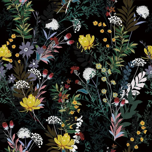 Vista 9 de VEELIKE Papel tapiz floral de campo francés Cottage de 17.7 x 354 pulgadas Blanco