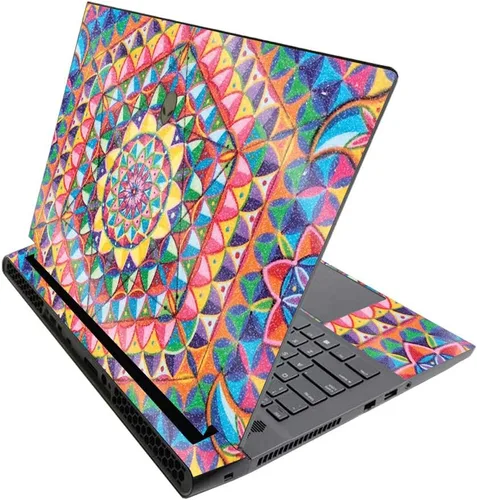 Vista 264 de MightySkins - Skin brillante con purpurina para Alienware M17 R3 (2020) y M17 R4 (2021) - Diversión de los años 90 Acabado duradero con purpurina
