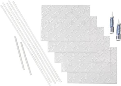 Vista 20 de FASÄDE Kit de anillos decorativos de vinilo para salpicaduras de 15 pies cuadrados en cobre pulido