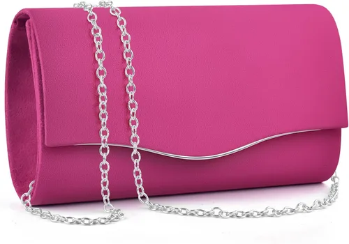 Vista 11 de TINDTOP - Bolsos de mano para mujer, formales para noche, de ante, con hombro, tipo sobre, para fiesta, bolsos cruzados, para boda, cóctel, bailes