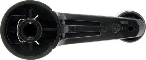 Vista 2 de Dorman 76914 - Manivela de ventana compatible con modelos selectos de Chevrolet / GMC, negro y cromo