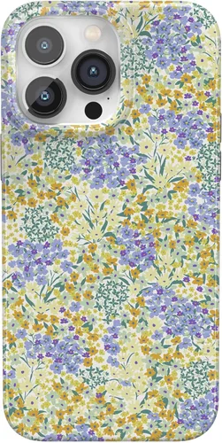 Vista 180 de Casely iPhone 14 Pro Case All Boo'd Up Purple Ghost Compatible with MagSafe Classic Ultra Thin Design