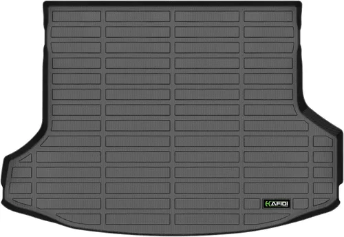 Vista 83 de Floor Mats & Cargo Liner for Jeep Grand Cherokee L 2021-2026 6-Seats Apto para consola central, con alfombrilla de respaldo, ajuste personalizado