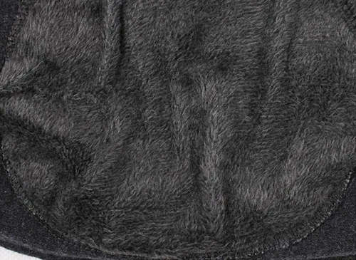 Vista 4 de Rodillera unisex de lana de cachemira soporta calentador de piernas, rodillera térmica cálida para invierno, rodilleras, rodilleras, calentadores