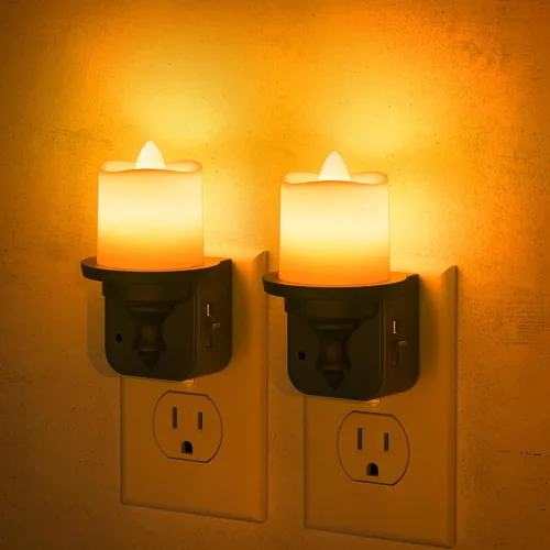Vista 30 de JandCase Luces nocturnas enchufables a la pared, proyector de estrellas, luz nocturna de galaxia automática 3CCT, enchufe con sensor de luz