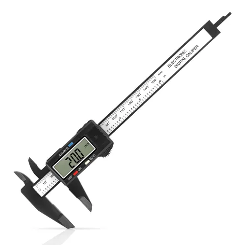 Vista 10 de Calibre digital, calibre Sangabery de 6 pulgadas con pantalla LCD extragrande, herramienta de medición de pinzas Vernier de plástico, regla