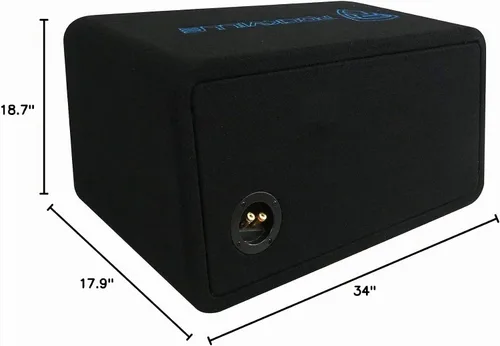 Vista 9 de Rockville DV8K52 - Subwoofers dobles de 8 pulgadas K5 1600 W para automóvil, carcasa ventilada, 2 ohmios