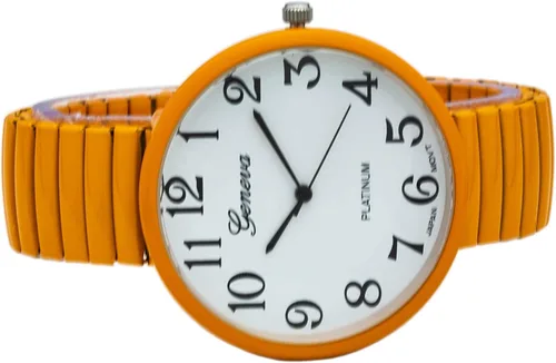 Vista 4 de Blekon Collections - Reloj de moda PC21J con banda elástica de cara súper grande