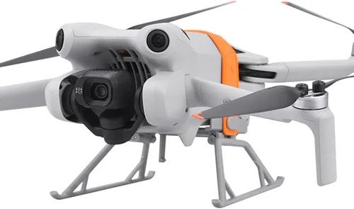 Vista 7 de Tren de aterrizaje para DJI Mini 4 Pro Drone Landing Gear Leg Kit de extensión plegable Soporte de hélice Accesorios de correa para Mini 4 Pro