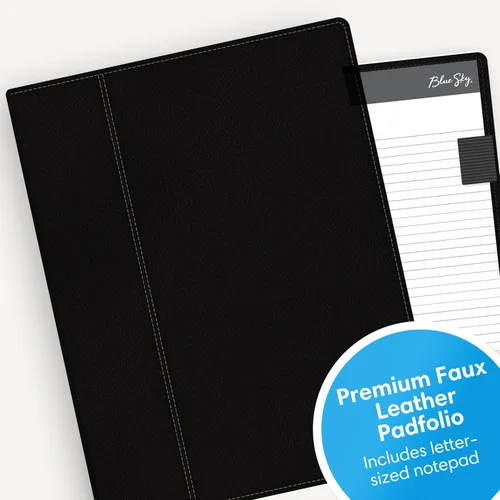 Vista 4 de Blue Sky Padfolio profesional: Cartera completa y organizador de documentos eficiente, accesorio de negocios ideal para profesionales modernos, 9.5