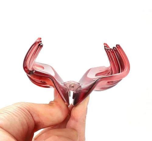 Vista 2 de Pinza para el cabello de alta calidad, pinzas de sujeción fuerte para cabello grueso, horquillas de agarre para interiores y exteriores, pasadores