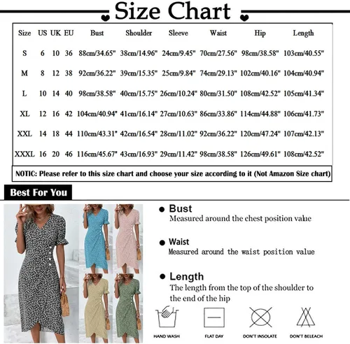 Vista 7 de Vestidos de playa para mujer, 2024, primavera, verano, moderno, elegante, envolvente, cuello en V, floral, bohemio, vestido largo hawaiano fruncido