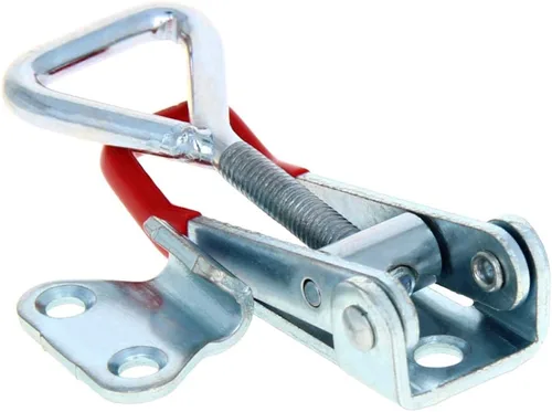 Vista 13 de Utoolmart Abrazadera de palanca ajustable, botón de liberación rápida, abrazadera de palanca de acción de empuje de tracción de 99 libras