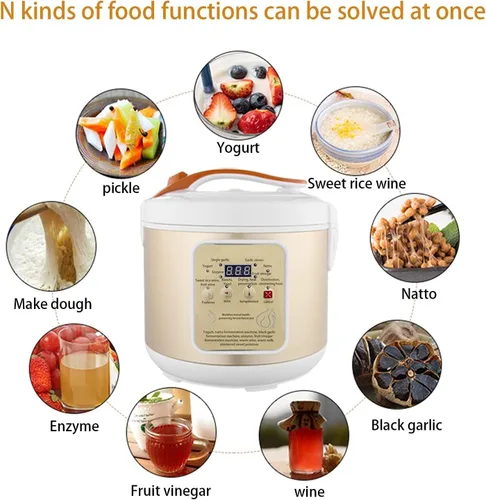 Vista 3 de Fermentador negro funcional multi del ajo, fermentador negro hecho a sí mismo del ajo negro de Natto del vino del arroz del hogar comercial