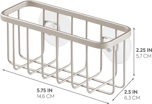 Vista 16 de InterDesign Gia ventosa para cocina, Acero inoxidable, Pulido, normal