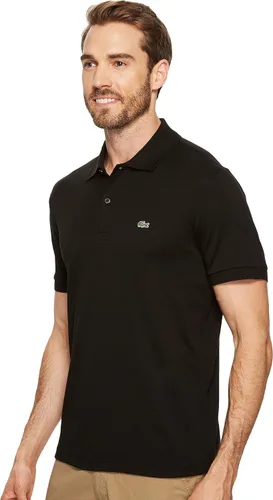 Vista 2 de Lacoste Polo de manga corta Pima Jersey Interlock de ajuste regular para hombre