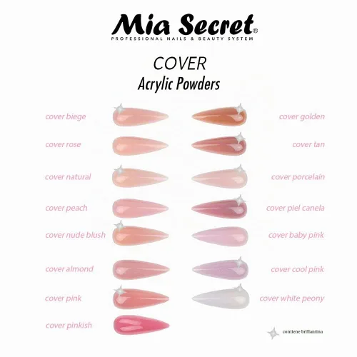 Vista 3 de Mia Secret COVER PINKISH - Polvo acrílico (1 oz)