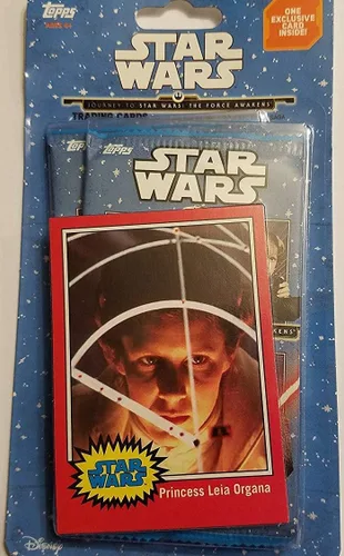 Vista 2 de Star Wars El Despertar de la Fuerza Tarjetas de intercambio Topps 2015 2 paquetes