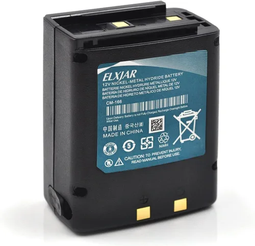 Vista 3 de Paquete de 2 baterías Ni-MH de 12 V 1000 mAh para Icom IC-A3, IC-A22