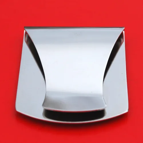 Vista 4 de US 1986 Kennedy Half Dollar Stainless Steel Large Money Clip NEW - Wide Design