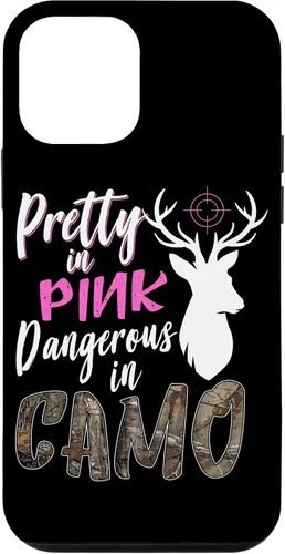 Vista 16 de Funny Pink Camo Hunting Graphic Women Deer Buck Hunters Case for iPhone 17