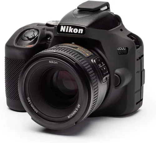 Vista 3 de easyCover - Funda de silicona para cámara - Protección para tu cámara - Nikon D3500 - negro