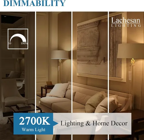 Vista 6 de JDE11 - Bombilla halógena E11 de 120 V, 75 W, E11, base de mini candelabro regulable T4 (bombilla LED E11 de reemplazo), 2700 K blanco cálido