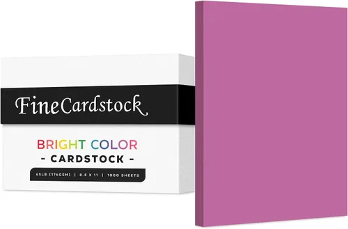 Vista 30 de Papel de alta calidad para tarjetas de colores, caja de 1000 hojas, cartulina de peso medio de 65 libras, perfecta para suministros escolares, artes