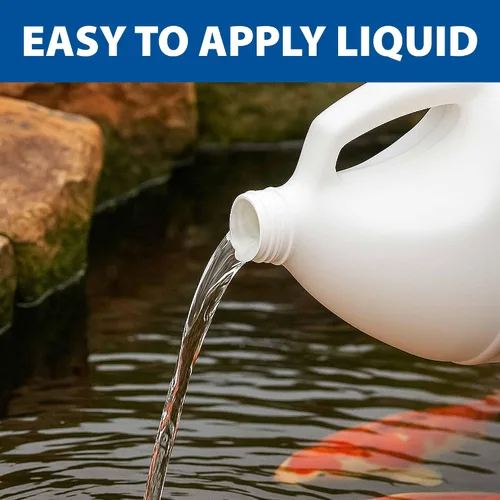 Vista 3 de The Pond Guy LiquidClear - Limpiador beneficioso para estanques de bacterias para jardines acuáticos al aire libre y estanques pequeños, reductor